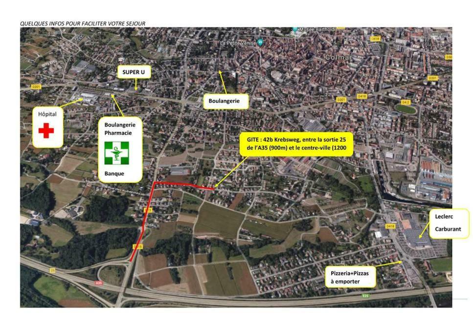 Gite Des 3 Cigognes Colmar Exteriér fotografie